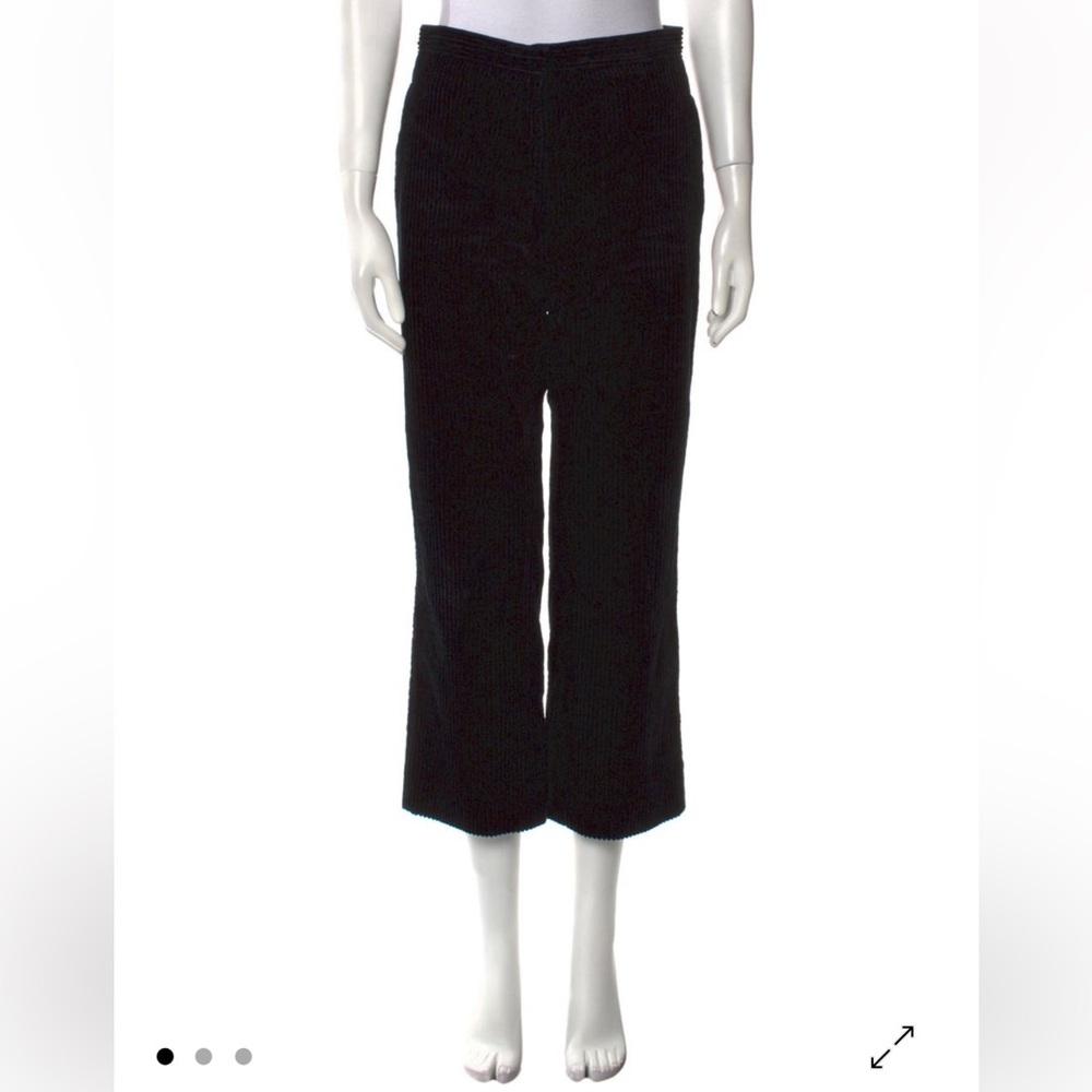 Sandro corduroy black pants sz 4